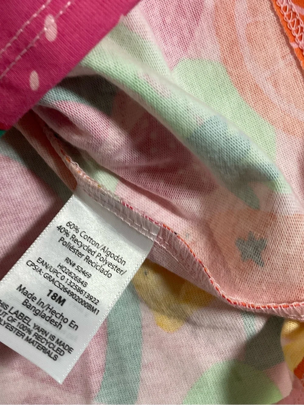 wonder nation Pink Fruit Print Sleeveless Dress New With tag. Size 18months